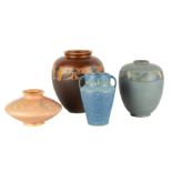 (4) Roseville Art Pottery Vases