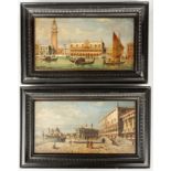 (2) Venetian Scenes of the Grand Canal