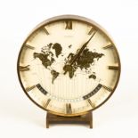 Kienzle Weltzeituhr Modernist World Time Zone Table Clock