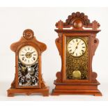 Two Victorian Shelf Clocks