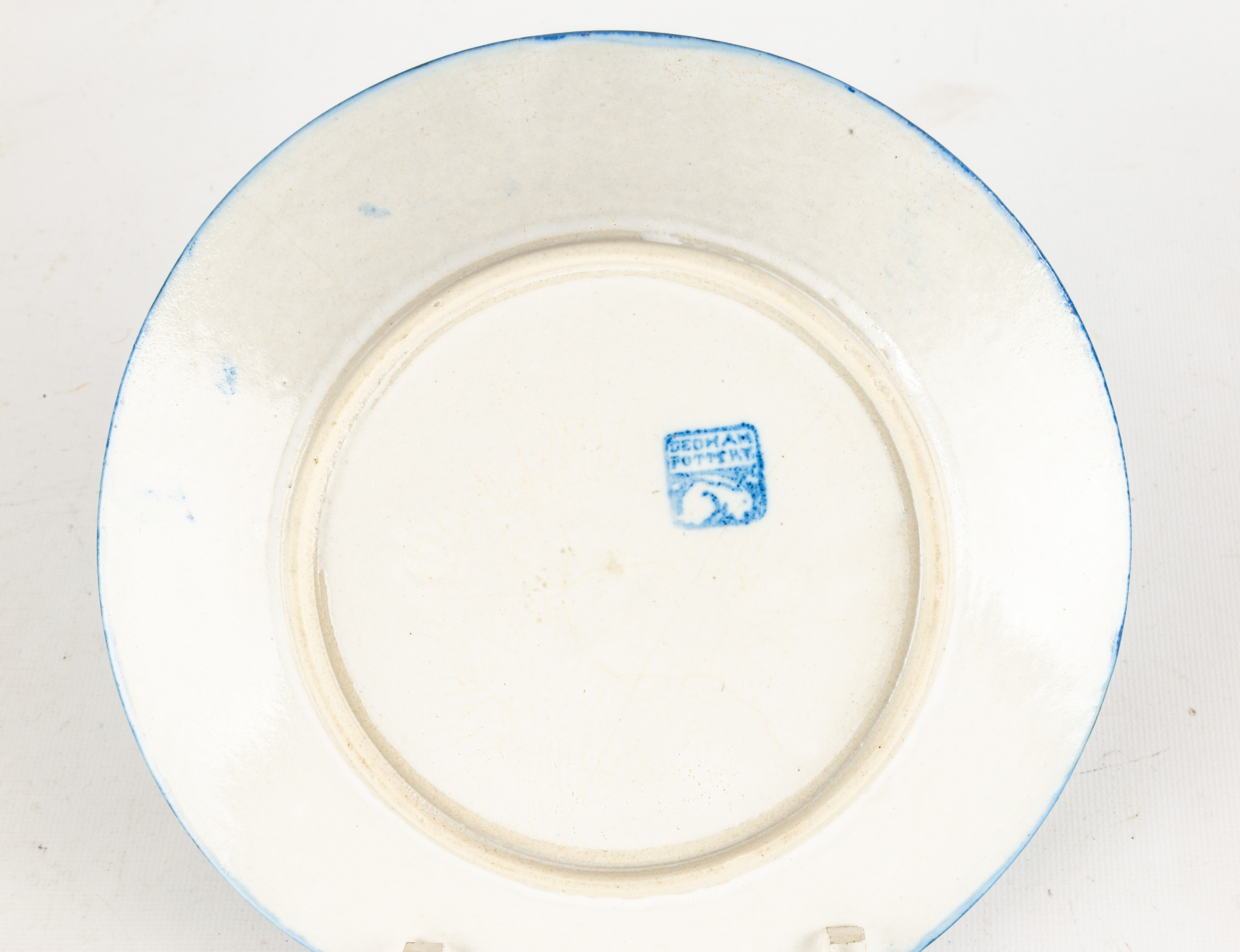 Dedham Rabbit Pottery Plate - Image 2 of 2