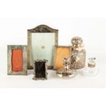 Silver Overlay Decanters & Picture Frames