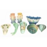 Various Art Pottery, Roseville, McCoy, Weller
