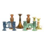 Roseville Art Pottery Candlesticks