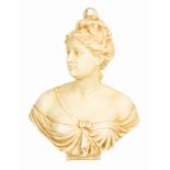 Roseville Bust of the Goddess Diana