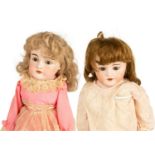 German J.D. Kestner and Simon & Halbig Bisque Dolls