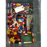 Large tub of Lego.