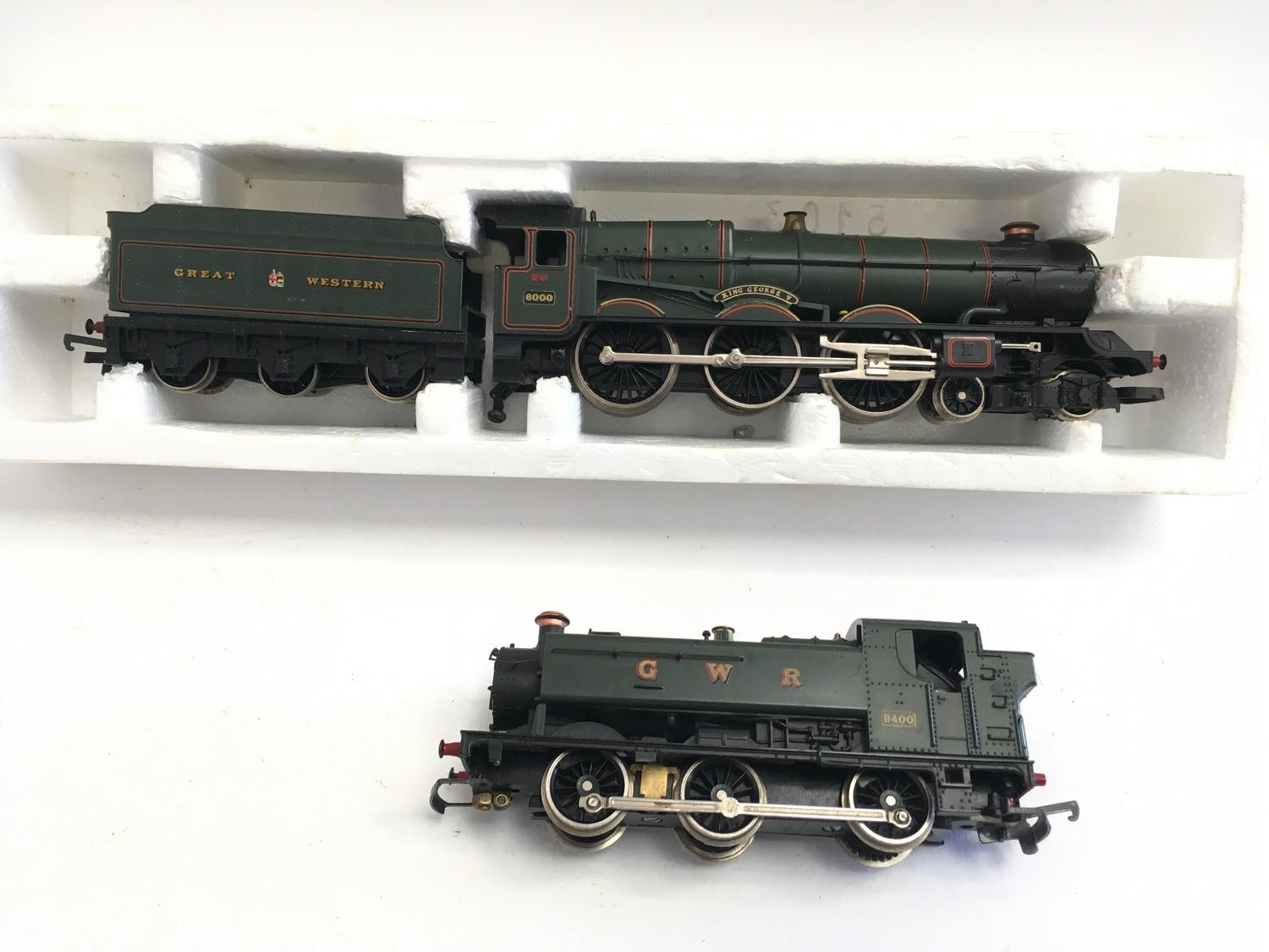 2 OO Gauge Lima locomotives- King George V #6000 boxed and GWR Pannier Tank 0-6-0 #9400 - unboxed. - Image 2 of 2