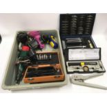 Plastic tray containing Antex Gascat 60, Crimper Tool, 3 Modeller Electric Screwdrivers, case