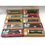 10 x boxed Lima rolling stock. Generally Good to Excellent condition.