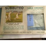 2 Subbuteo Table Cricket sets C1960/67/68. Seems complete but not checked.