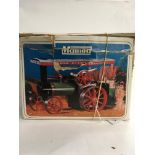 Mamod TE1a traction engine live steam model in box.