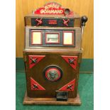 Bomber Command Slot Machine. Works on 1d coin. Mills Mechanism.