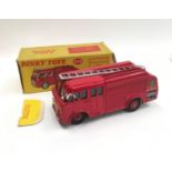 Dinky 259 Fire Engine - red including plastic hubs, silver trim, chrome ladders and bell - Excellent