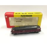 Fleischmann 4232 DB Diesel locomotive 218 306-9. Appears Excellent in Good (water marked) box.