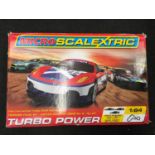 Micro Scalextric Turbo Power set. Seems complete but not checked.
