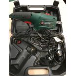 Parkside Electric Mini Modellers Belt Sander, complete with various size fittings and belt sizes