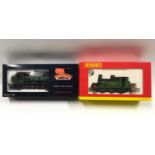 2 Hornby/Bachmann steam locomotives- 32-215-HR Class 57xx Pannier tank 7752 in GWR Green - wrong box