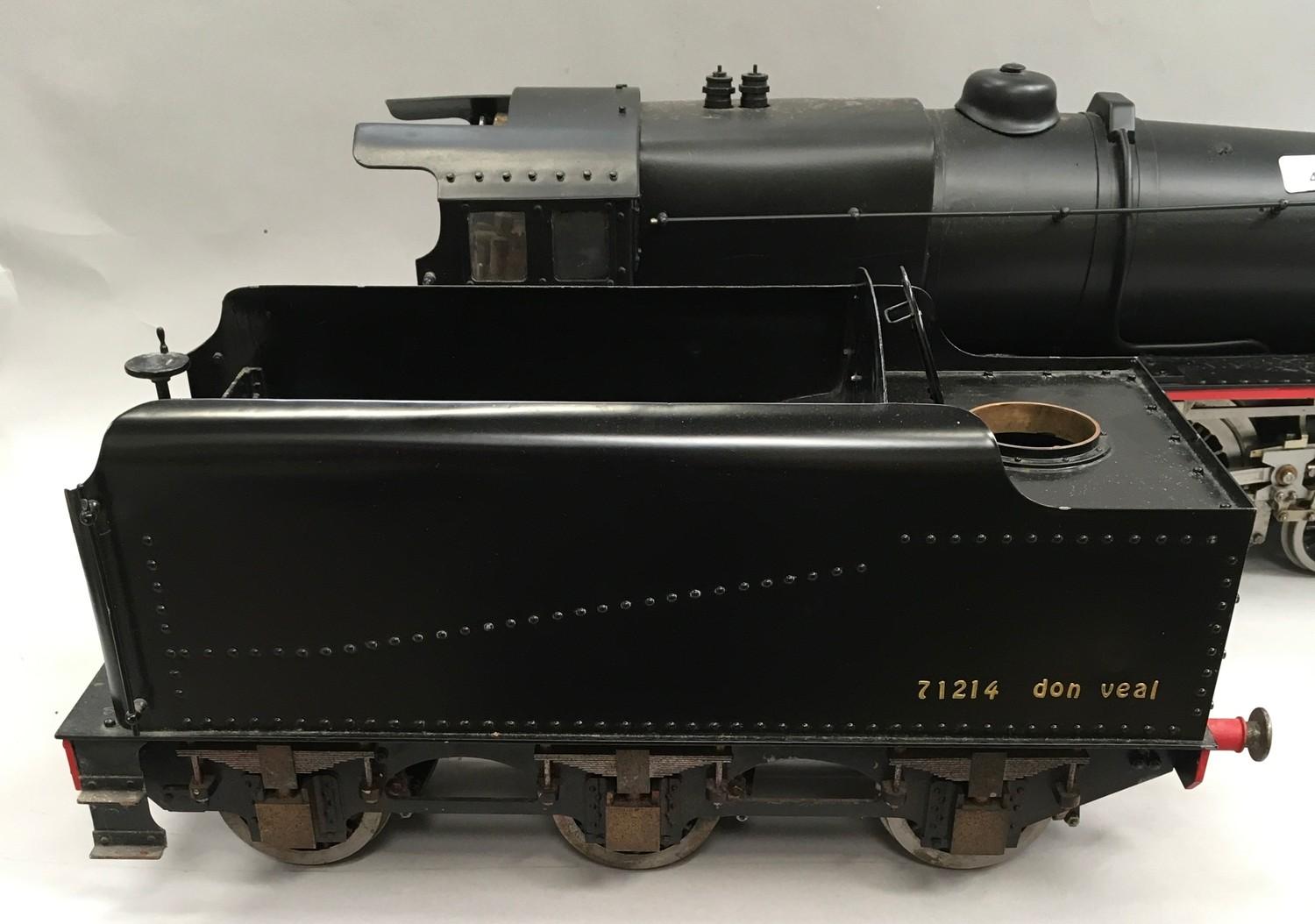 3 1/2 gauge live steam 'Black Five' Locomotive built from scratch. Has been certified. Certificate - Image 4 of 4