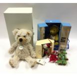 Steiff yellow tag 012860 Charly bear, Merrythought Limited Edition Titanic Bear in presentation