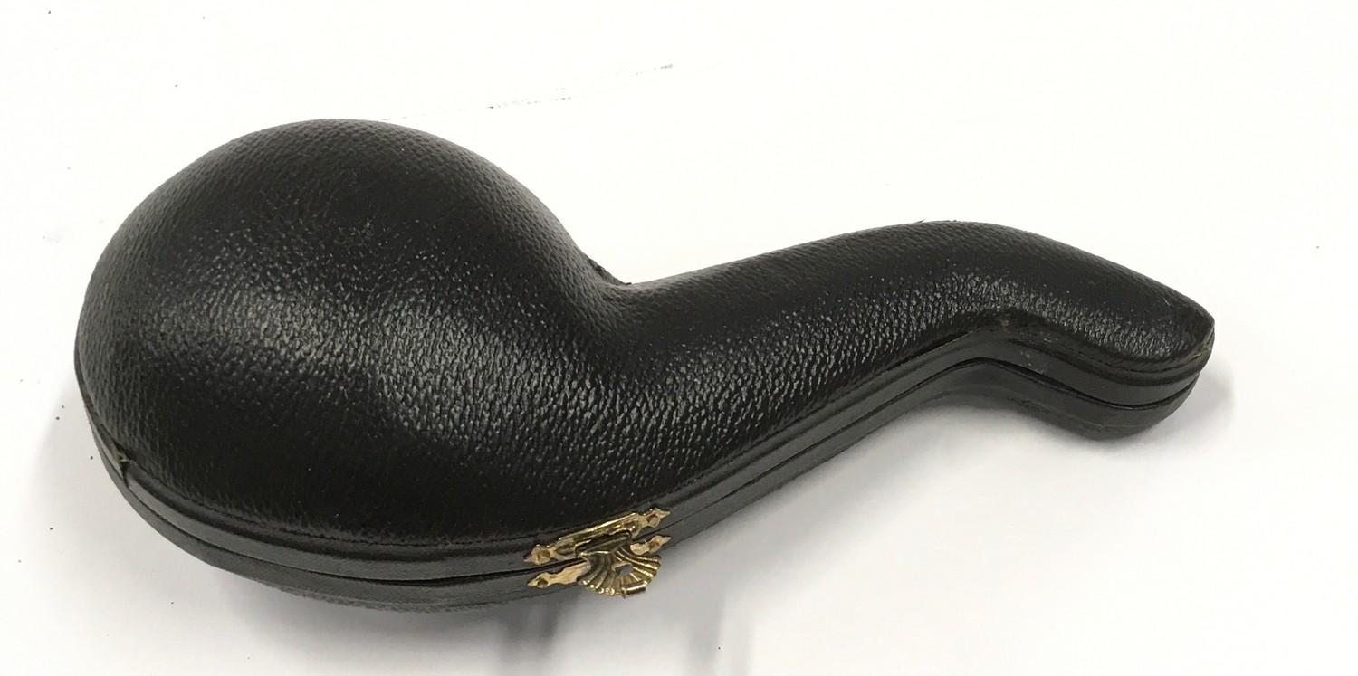 Cased Meerschaum pipe depicting a bird claw a/f - Image 8 of 8
