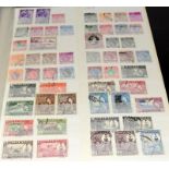 Penang. double sided stock card mint/used
