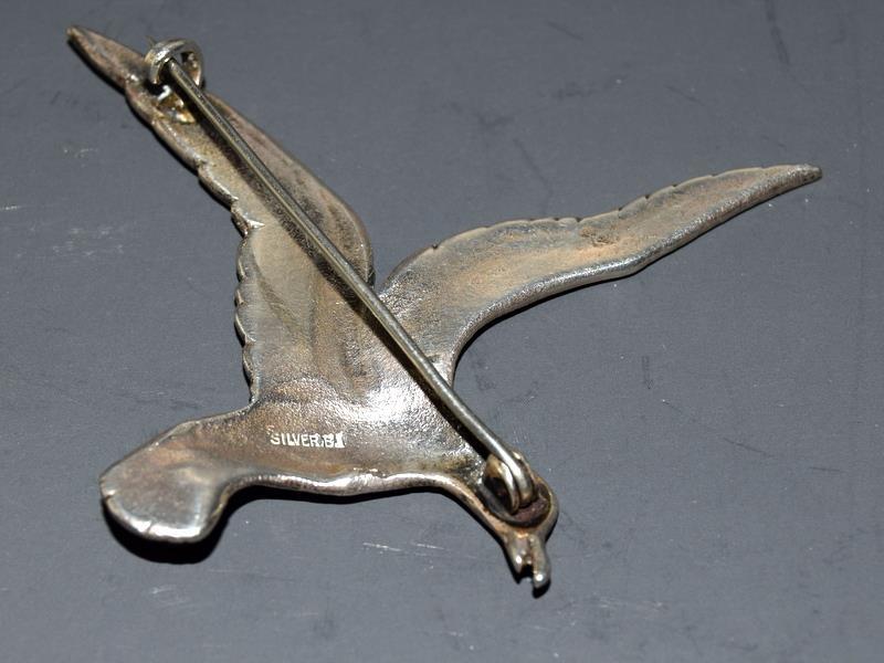 Bernard Instone silver seagull brooch. - Image 6 of 7