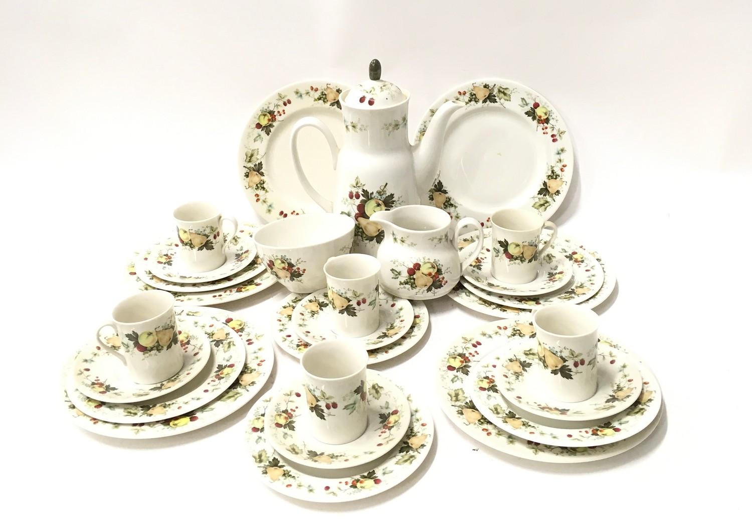 Royal Doulton "Miramont "Coffee set to include the coffee pot