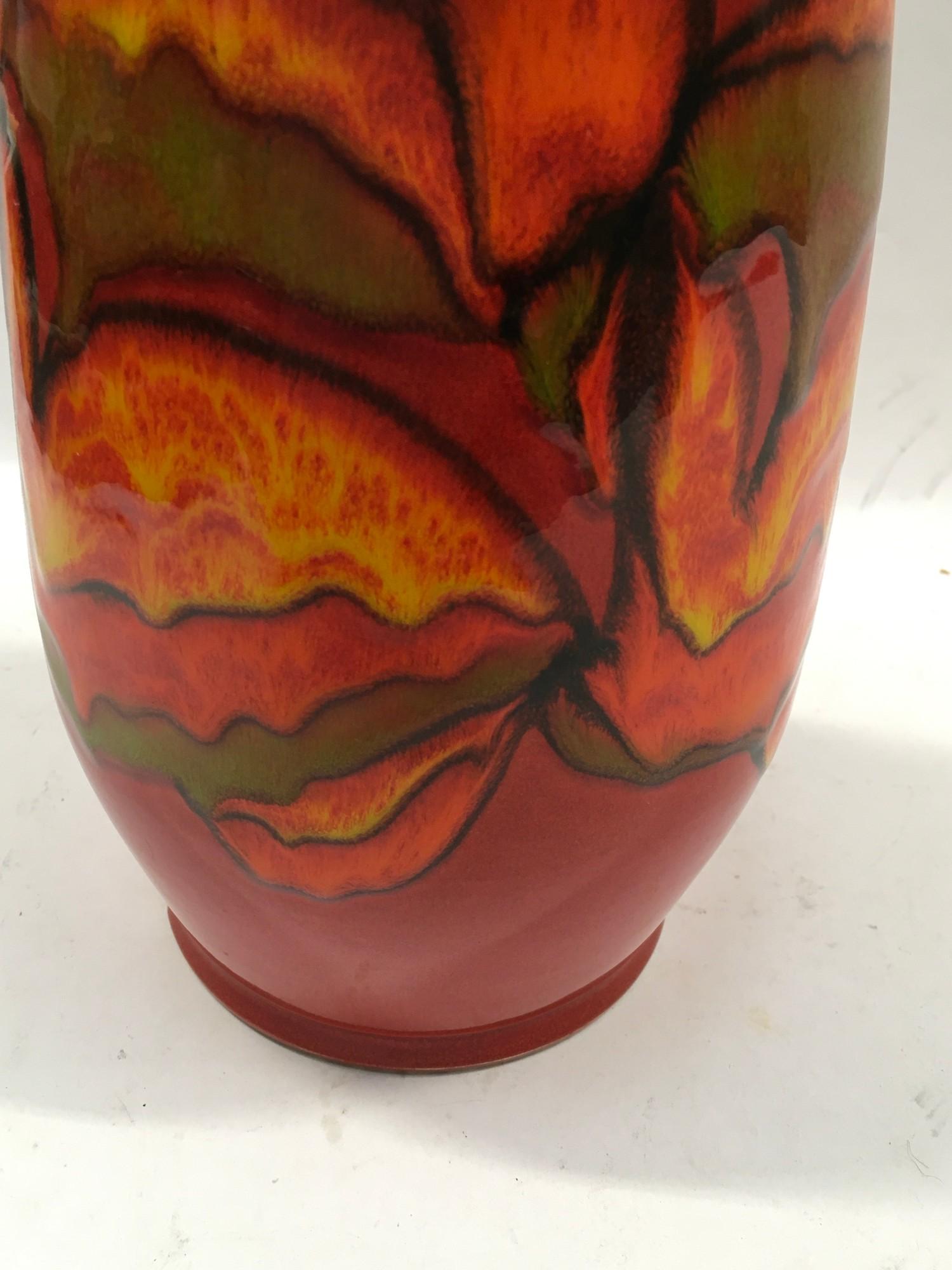 Poole pottery Delphis vase shape 56,32x16cm - Image 5 of 6