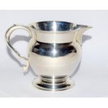 Good solid silver milk jug 7cm tall ,London 1911 Reid and son