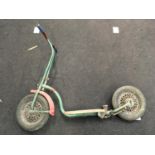 Vintage scooter.