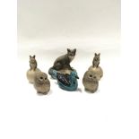 Collection of Poole pottery animals