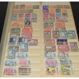 Selangor. Double sided stock card of mint/used