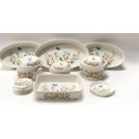 Aynsley bone China "Cottage Garden " bowls dishes and misc cookware