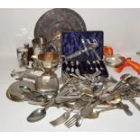 Quantity of silver and silver plate.