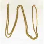 A Long Albert style watch chain