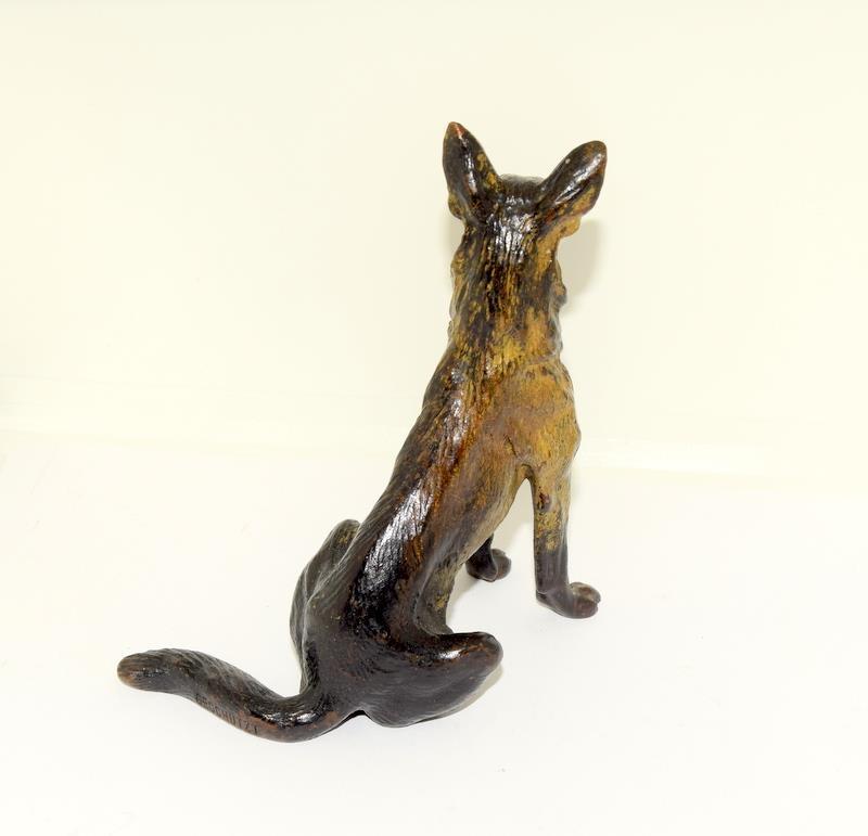 Good bronze figure of a German Sheppard dog - Image 4 of 6