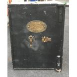Vintage Cartwright and Son safe with fitted lockable inner draw 50x40x40cm
