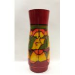 Large Poole pottery delphis vase shape 85, 40x15cm