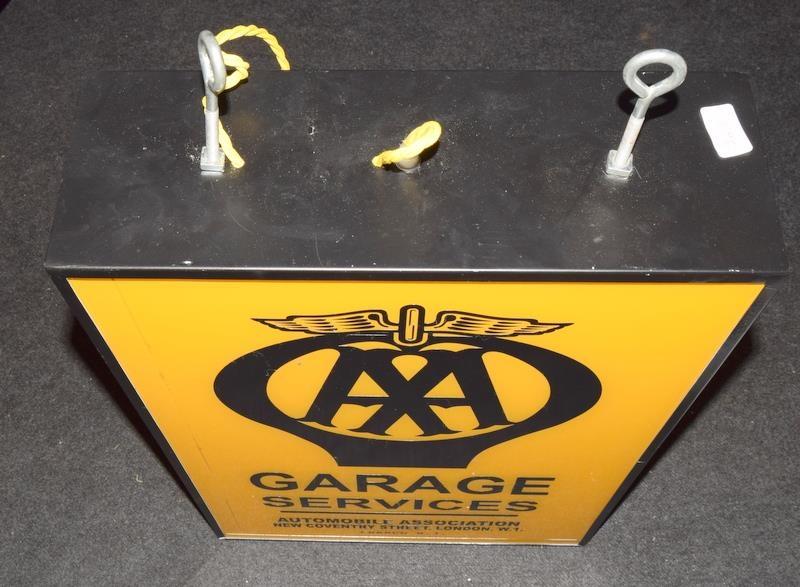 A double-sided AA garage advertising sign - Bild 3 aus 4