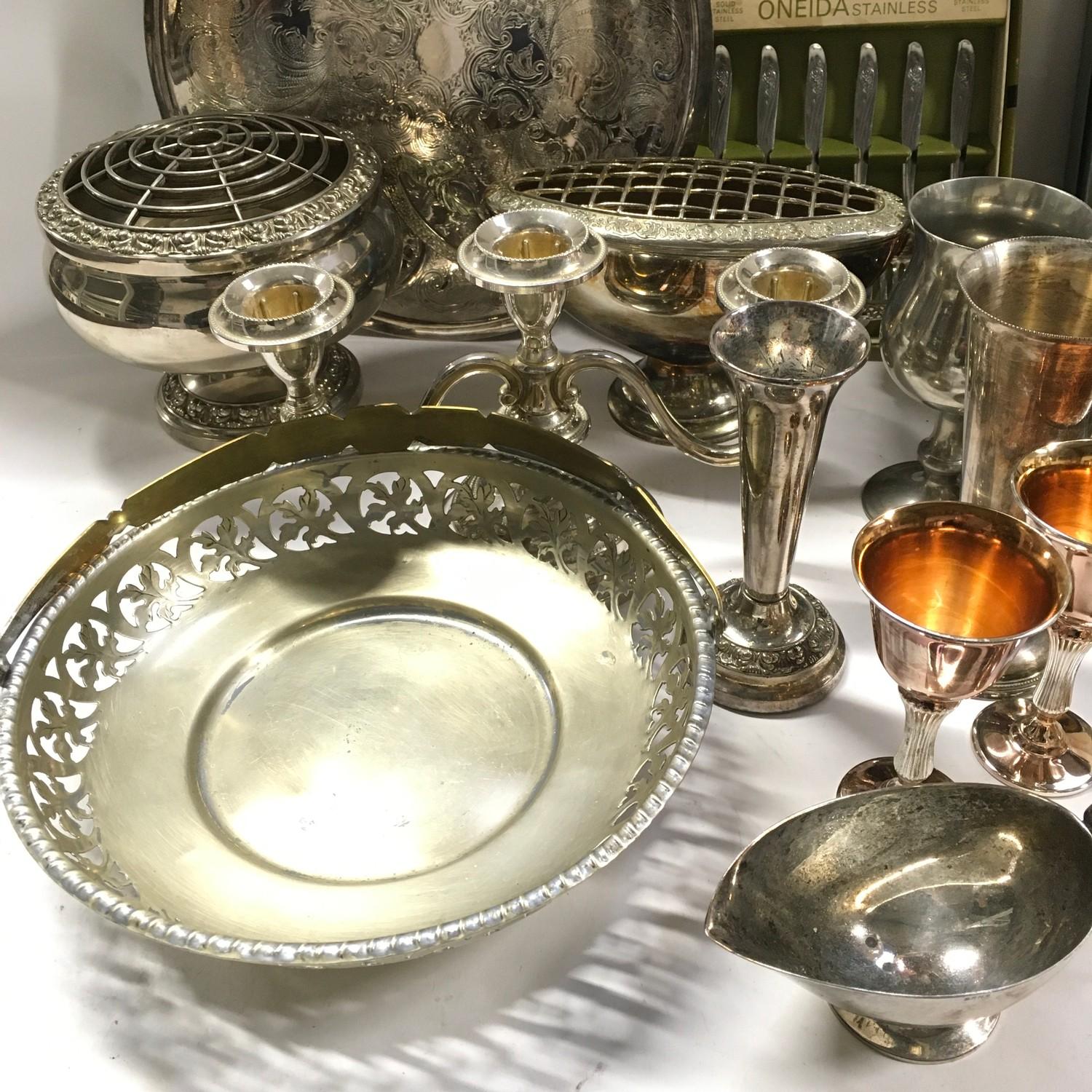 A Quantity of mixed silver plate. - Image 5 of 6