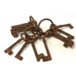 Three sets of keys (ref 215)