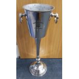 A floor standing metal Champagne bucket.(164).