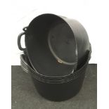 6 x 26 litre trug buckets ref 128