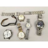 Six wrist watches including Michael Kors and boxed G Shock shown in additional pictures