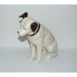 Cast iron seated dog