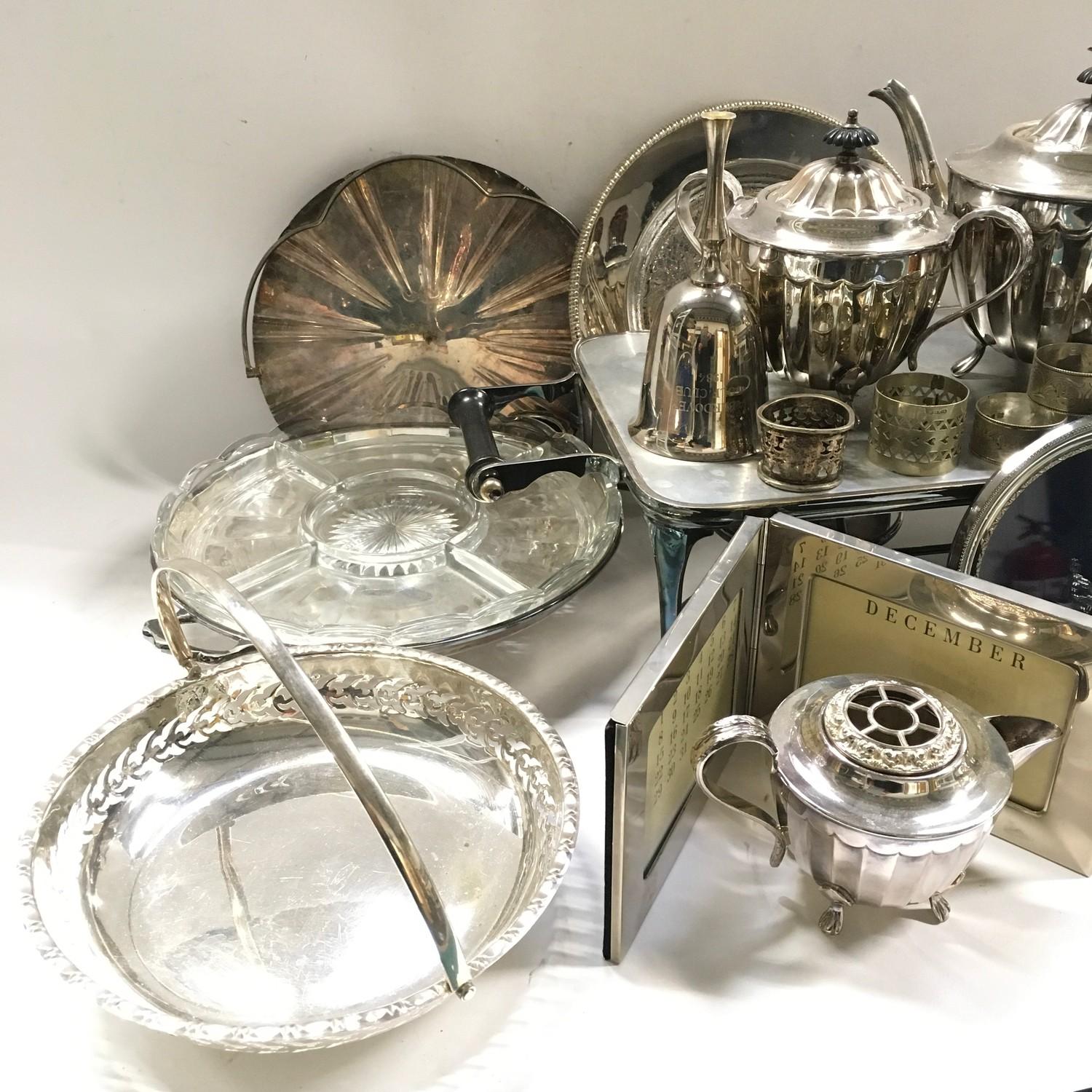 A Quantity of mixed silver plate. - Image 4 of 5