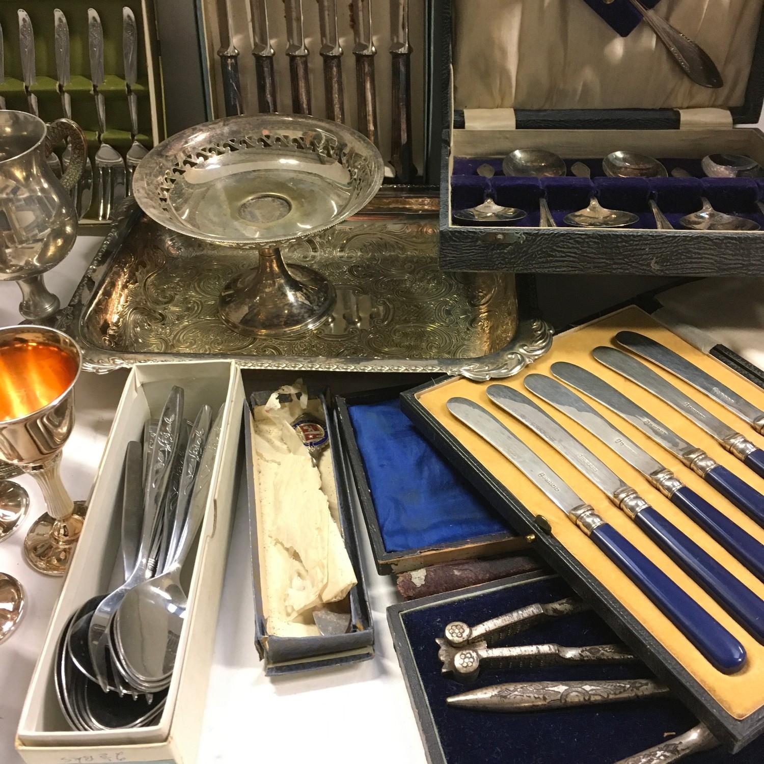 A Quantity of mixed silver plate. - Image 6 of 6