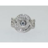 New heavy 925 silver ring size U