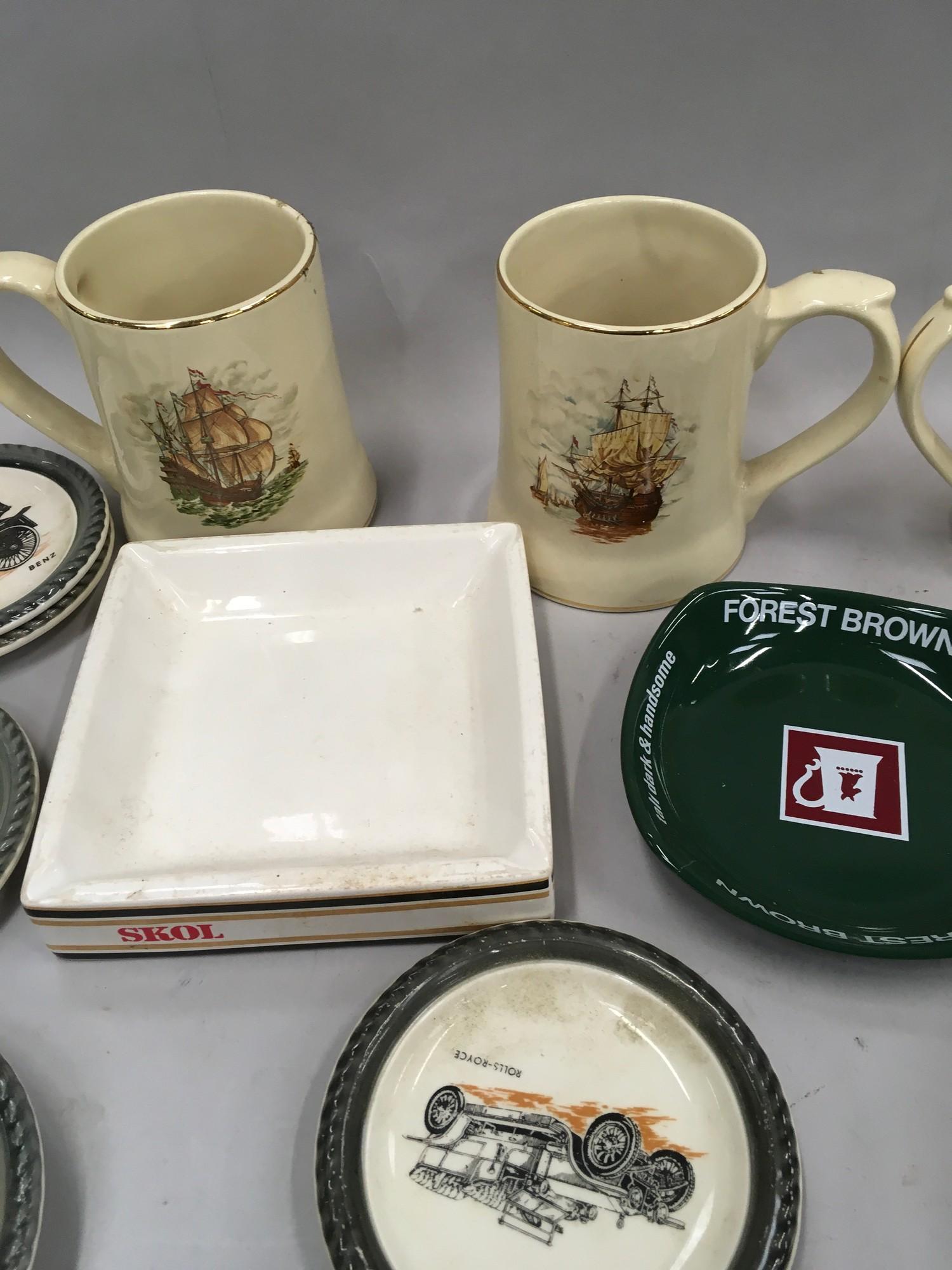 Wade Breweriana pin trays, mugs and ashtrays etc. - Image 5 of 5